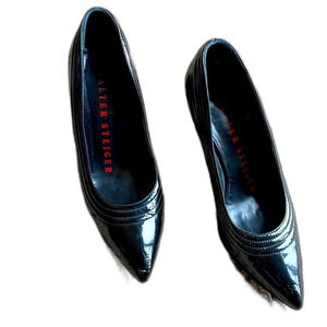 Vintage Walter Steiger heel patent leather shoes